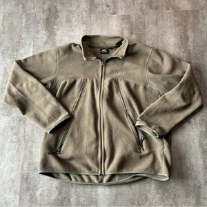 Y2K Helly Hansen Pro Fleece Full Zip Sweater Mens XXL Army Green